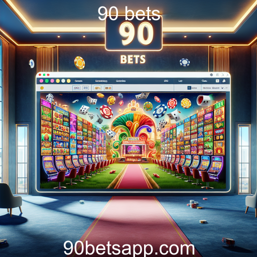 Caça-níqueis no 90 bets: A emoção dos jogos de azar online